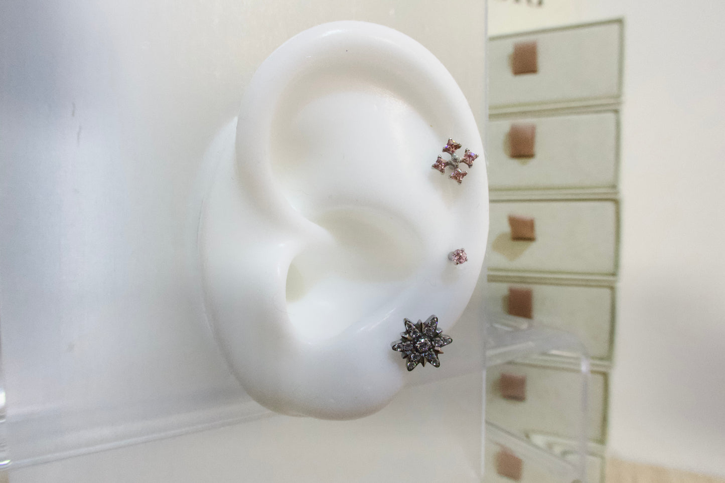 Aria Piercing Stud - Threadless Flatback